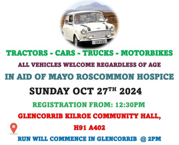 Padraic Moran Memorial Auto Run