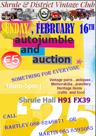 Autojumble  :: Shrule Hall 2025