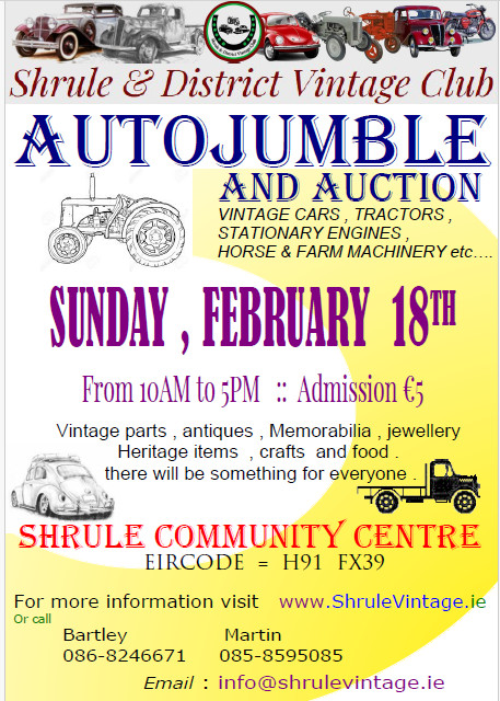Autojumble and Auction :: 18th February 2024